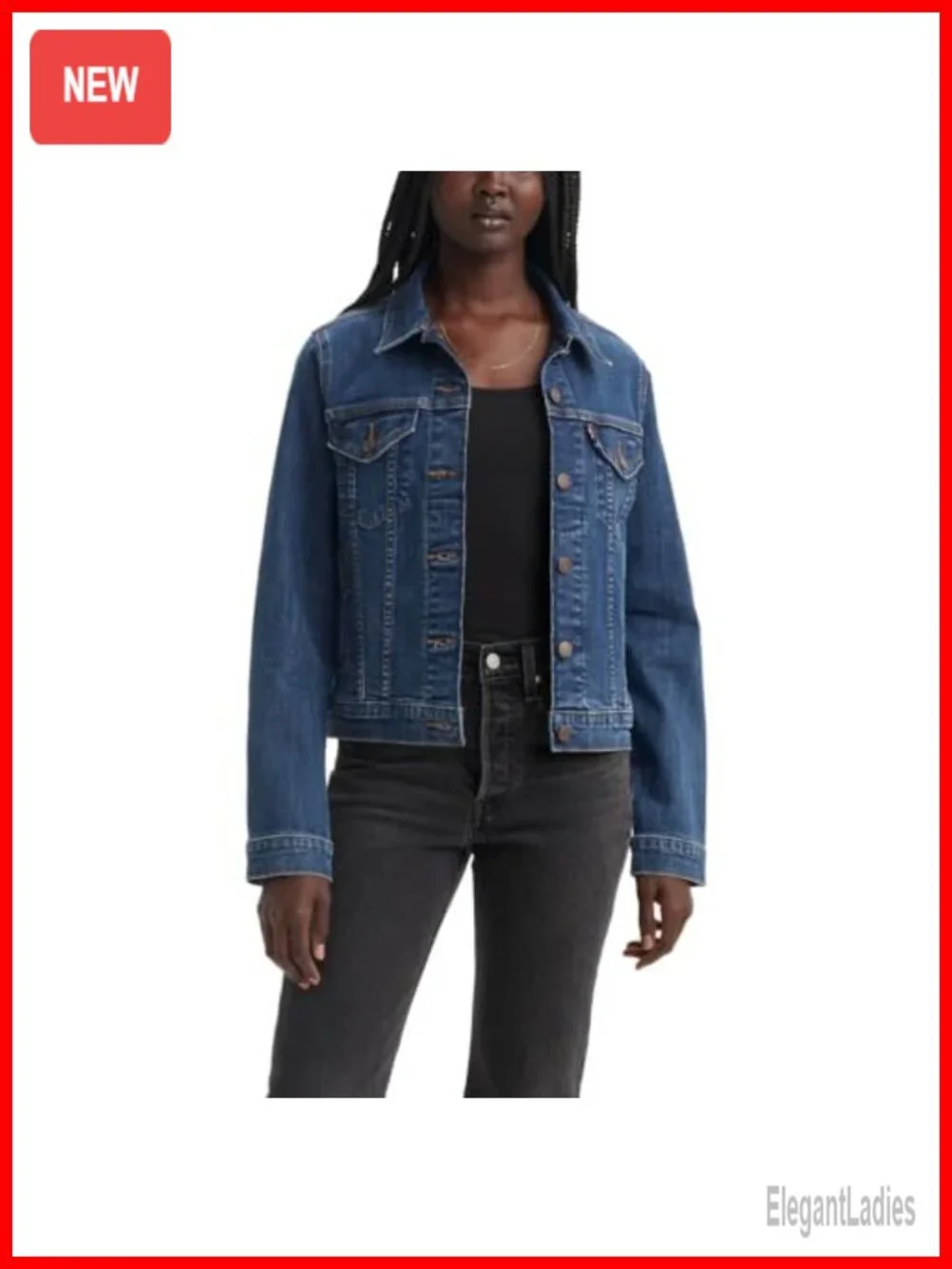 Women's Original Denim Trucker Jacket Cotton Blend